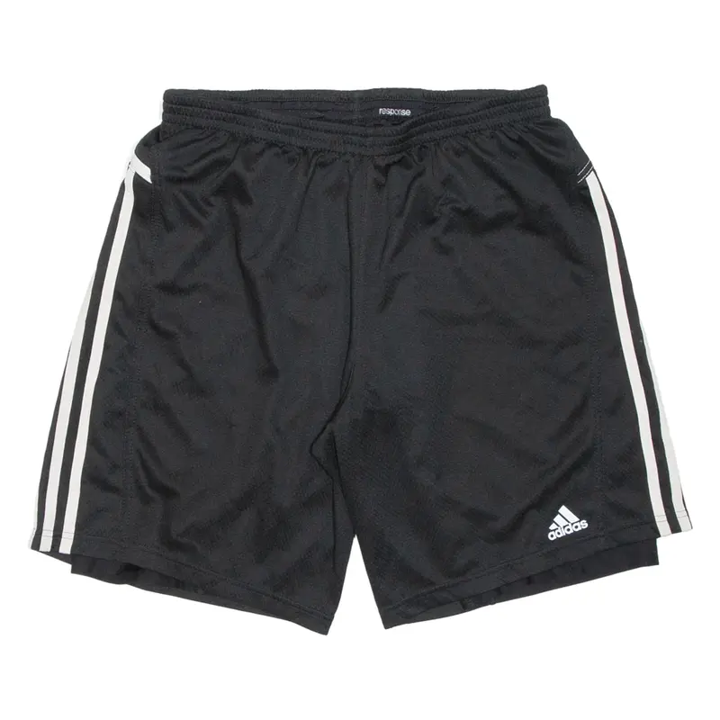 ADIDAS Mens Sports Shorts Black L W30