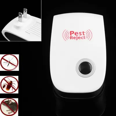 Electronic Ultrasonic Healthy Rechargeble Anti Mosquito Insect Pest Reject Mouse Repellent Repeller Practical Home EUUS Plug ...
