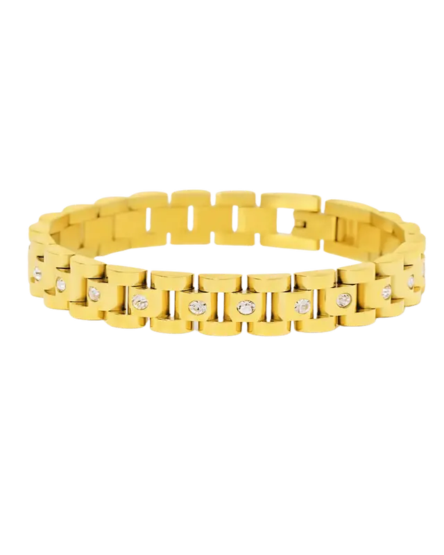 18K Gold Bracelet - Watch Band