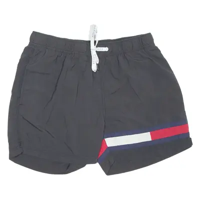 TOMMY HILFIGER Mesh Lining Mens Swimming Shorts Black L W32