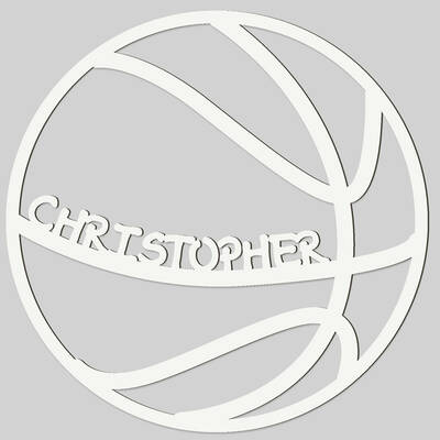 Basketball Wall Sign