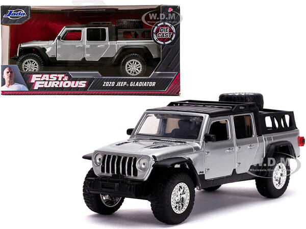 2020 Jeep Gladiator Pickup Truck Silver with Black Top \