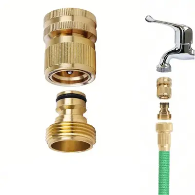 Garden Hose Tap Connector, 1 Set Garden Universal Tap Connector, Watering & Irrigation Supplies for Garden