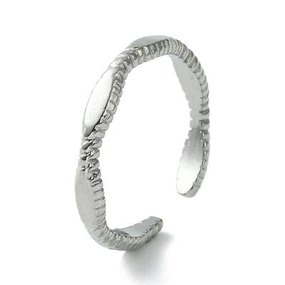 Non-Tarnish 304 Stainless Steel Open Cuff Ring