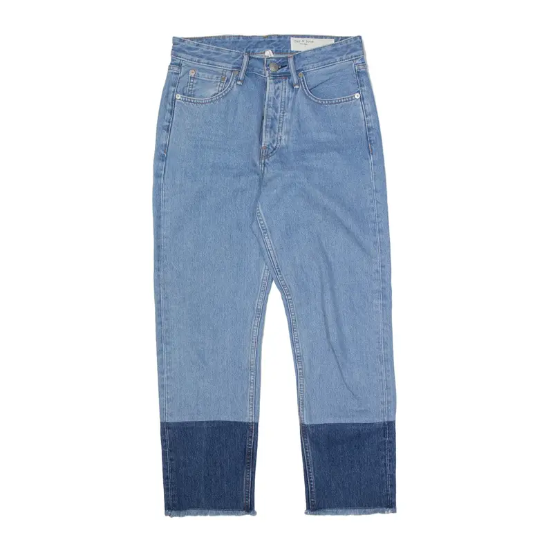 RAG&BONE Two Tone Jeans Blue Denim Regular Straight Mens W30 L27