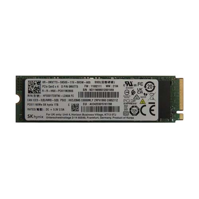 MXTT3 Dell 1TB PCI Express NVMe 3.0 x4 M.2 2280 Solid State Drive