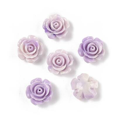 Synthetic Shell Dyed Beads