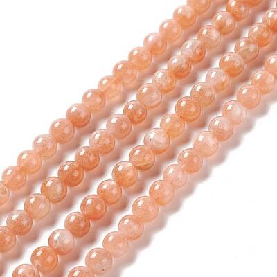 Natural Sunstone Beads Strands