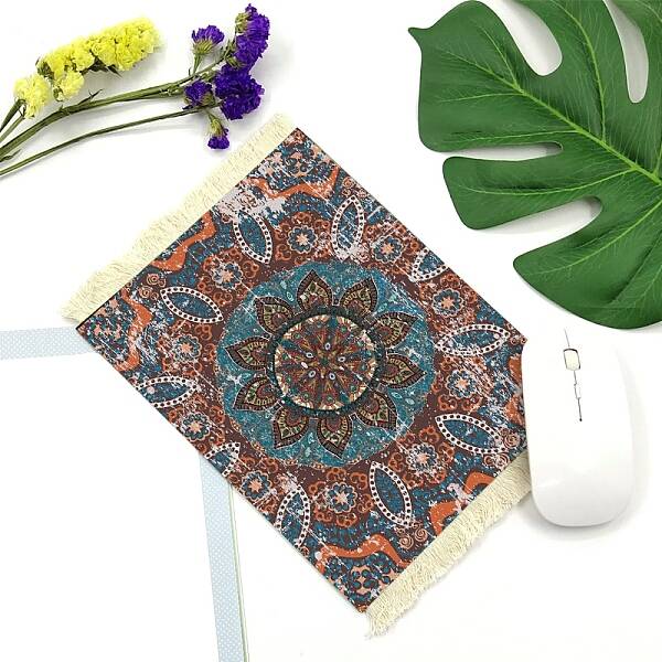 Rubber with Velvet Cloth Mouse Pad