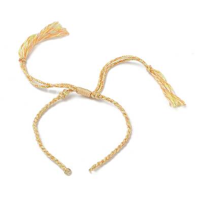 Braided Cotton Cord Bracelet Making