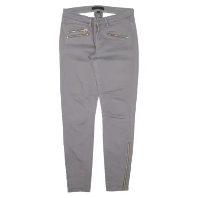 JUICY COUTURE Trousers Grey Slim Skinny Womens W28 L28