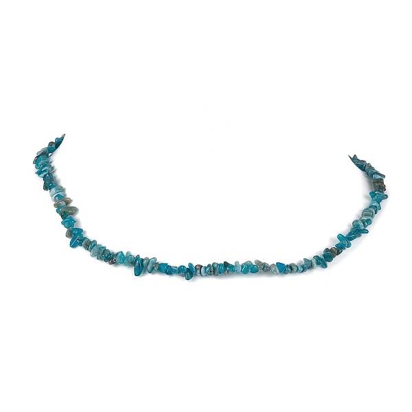 Natural Apatite Chip Beaded Necklace