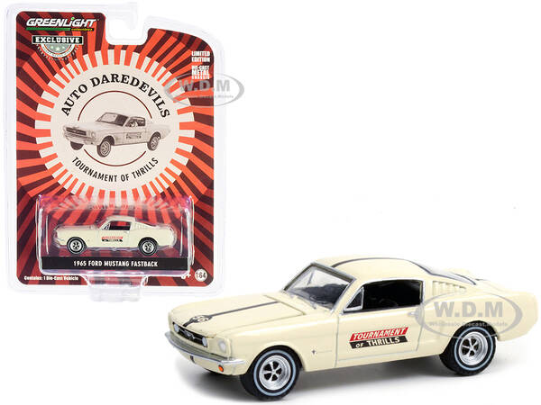 1965 Ford Mustang Fastback 56 Cream Auto Daredevils \