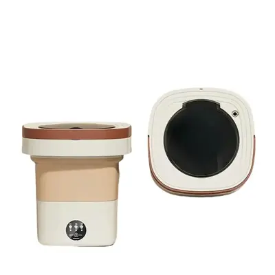 Portable 10L Washing Machine, 1 Count Large Capacity Mini Washing Machine, Foldable Washing Machine For Underwear, Clothes, ...