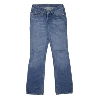 LEVI'S Womens Jeans Blue Regular Bootcut Stone Wash W25 L31