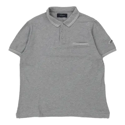 Les Copains Polo Shirt - Large Grey Cotton