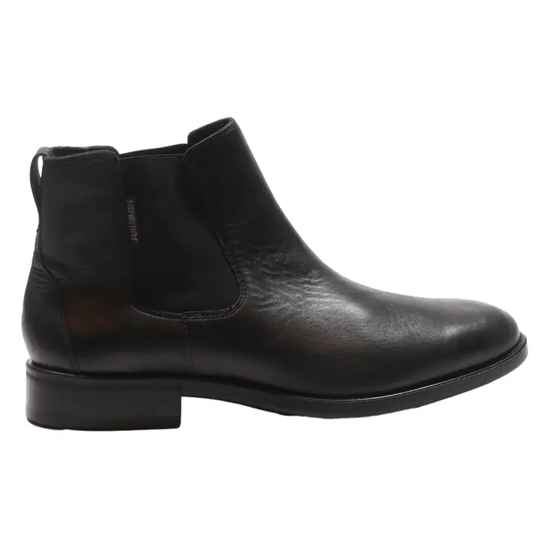 MEPHISTO Chelsea Boots Black Leather Mens UK 7