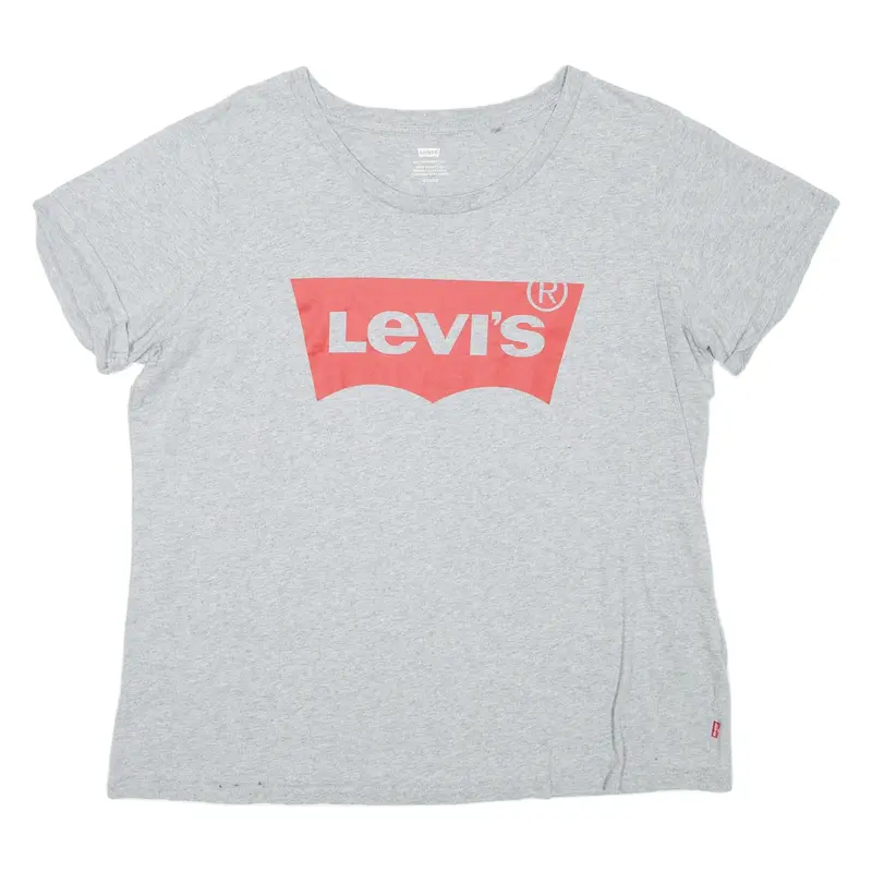 LEVI'S Womens T-Shirt Grey XL