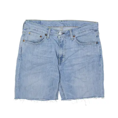 LEVI'S Cut Off Blue Regular Denim Shorts Womens M W36