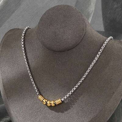 304 Stainless Steel Box Chain Necklaces
