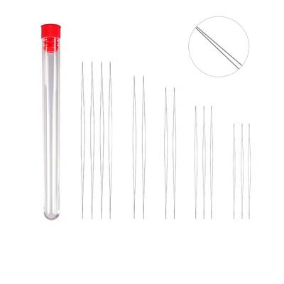 Tarnish Resistant Stainless Steel Collapsible Big Eye Beading Needles