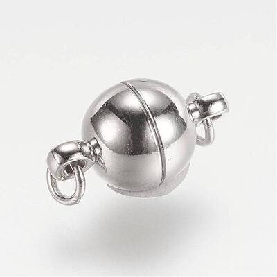 Brass Magnetic Clasps with Loops