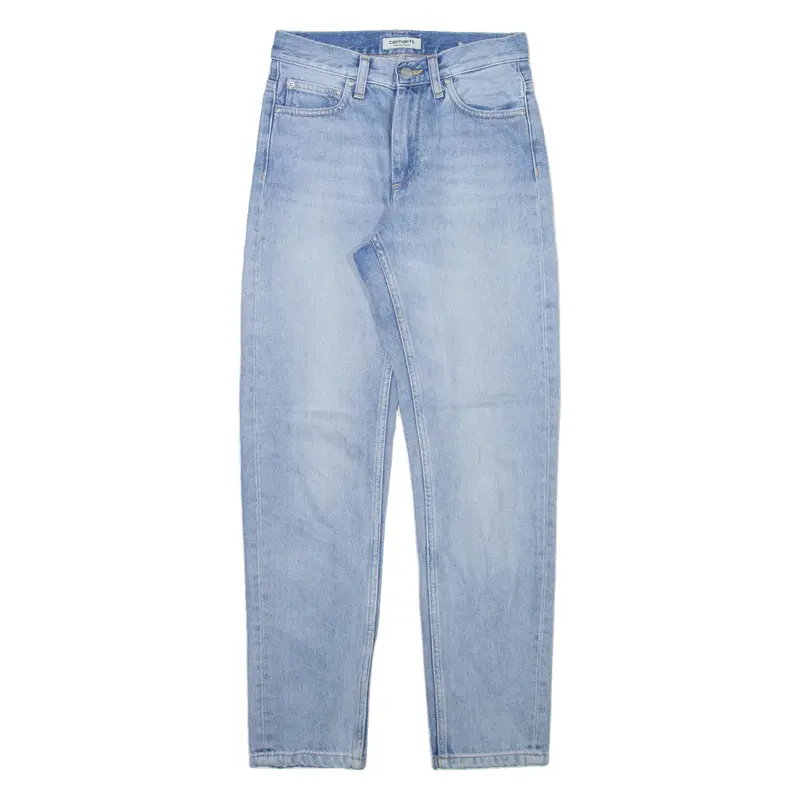 CARHARTT WIP Carrot Ankle Pant Womens Jeans Blue Relaxed Tapered W25 L28