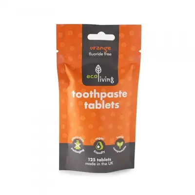 Toothpaste Tablets - REFILL - Orange | Type: Flouride Free | Size: 2 Month Supply