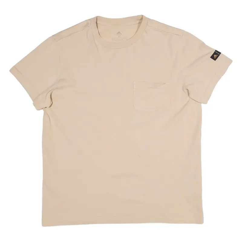 ADIDAS Womens T-Shirt Brown M