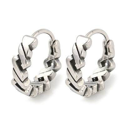 316 Surgical Stainless Steel Hoop Earrings for Women and Men