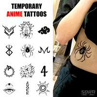 Anime Temporary Tattoos (1-2 Weeks) - Body Art