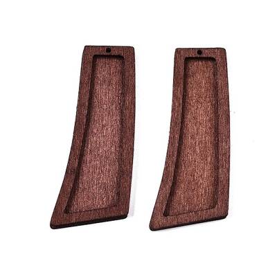 Natural Poplar Wood Big Pendants