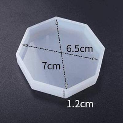 DIY Octagon Cup Mat Silicone Molds