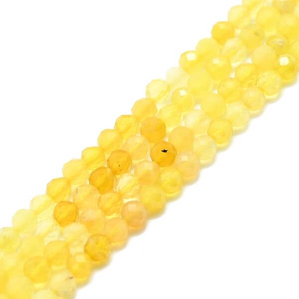 Natural Yellow Opal Beads Strands
