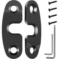 Upgrade Aluminum Alloy Sun Visor Repair Kit Heavy Duty Visor Mounting Clips Compatible with Jeep Wrangler JK JKU 2018/ Wrangl...