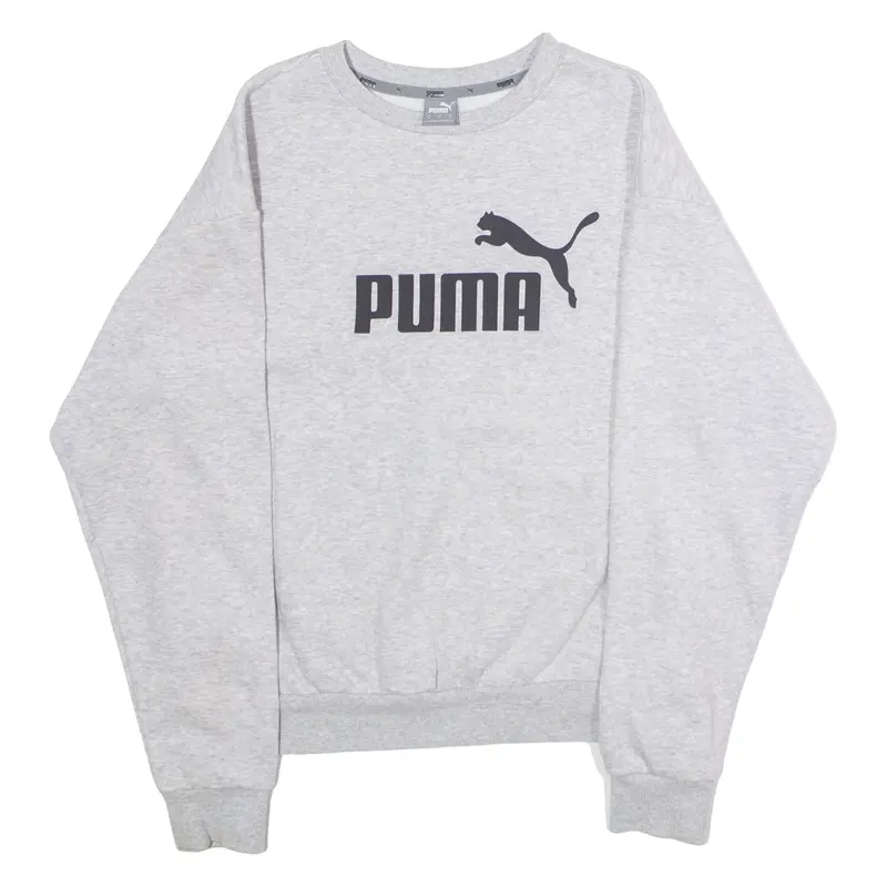 PUMA Mens Sweatshirt Grey Crew Neck S