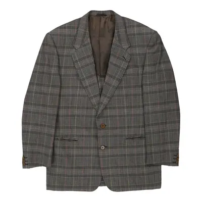 Missoni Checked Blazer - Large Grey Virgin Wool | Size: large