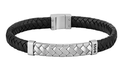 Hugo Boss Bracciale Da Uomo Senza Tempo Tailored 1580674 - Lunghezza: 17,5 Cm