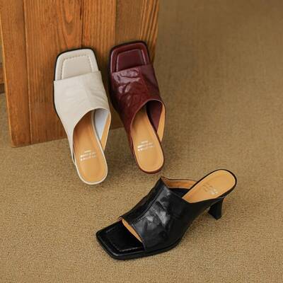 CHIKO Guinevere Open Toe Stiletto Slides Sandals