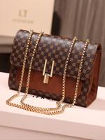 Women's Fashion Chain Strap Crossbody Bag, Elegant Bag, Stylish Crossbody Bag, Casual Versatile Shoulder Purse for Daily Used...