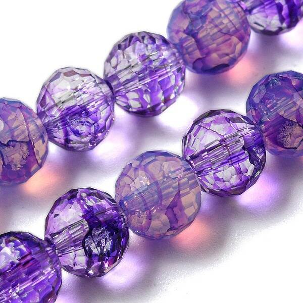Baking Painted Glass Bead Strands