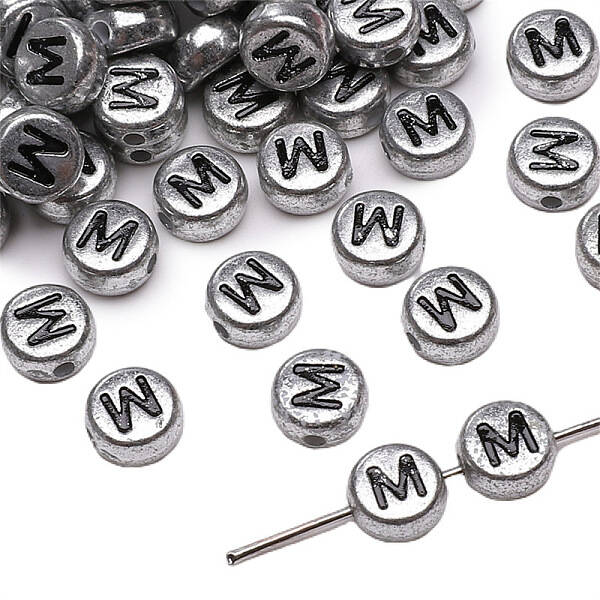 50Pcs Acrylic Beads