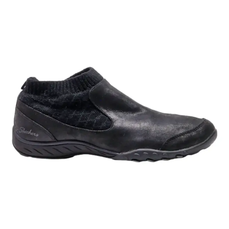SKECHERS Clog Shoes Black Synthetic Womens UK 4