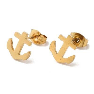PVD Vacuum Plating 304 Stainless Steel Stud Earrings
