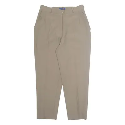 BIAGGINI Workwear Womens Trousers Beige Loose Straight W28 L24