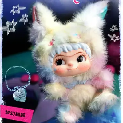 WAKUKU Fox & Bunny Trick or Treat Series Blind Box Figures Cute Animal Collectibles Toy Gift Adorable Anime Vinyl Figures Des...