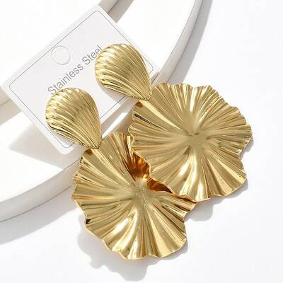 304 Stainless Steel Dangle Stud Earrings