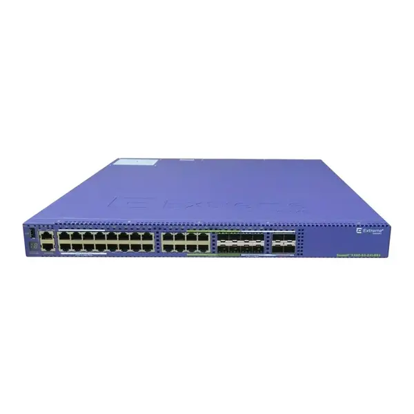 Extreme Networks X460-G2-24T-GE4 | Summit X460 Series 24 x RJ-45 Ports 1000Base-T + 4 x Shared SFP Ports Layer 3 Managed Rack...