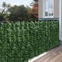 Artificial Ivy Privacy Fence, Faux Ivy Leaf Privacy Screen, Decorative Garden Fences for Home Balcony Garden Decoration, Home...