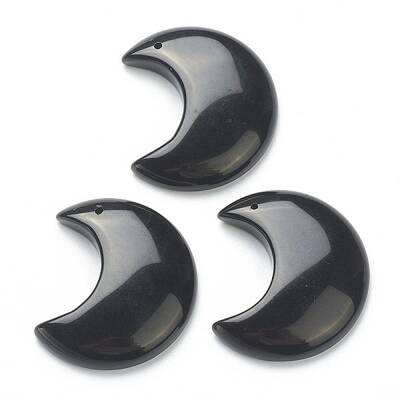Natural Obsidian Pendants